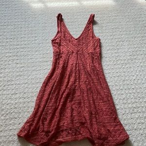 forever 21 orange/pink dress